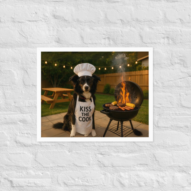 Custom Pet BBQ Poster – Backyard Grillmaster Style - Image 8
