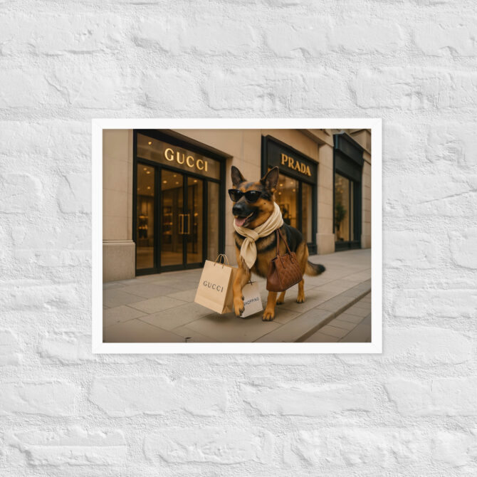 Luxury Pet Shopping Portrait – Boutique Style Poster - Image 8