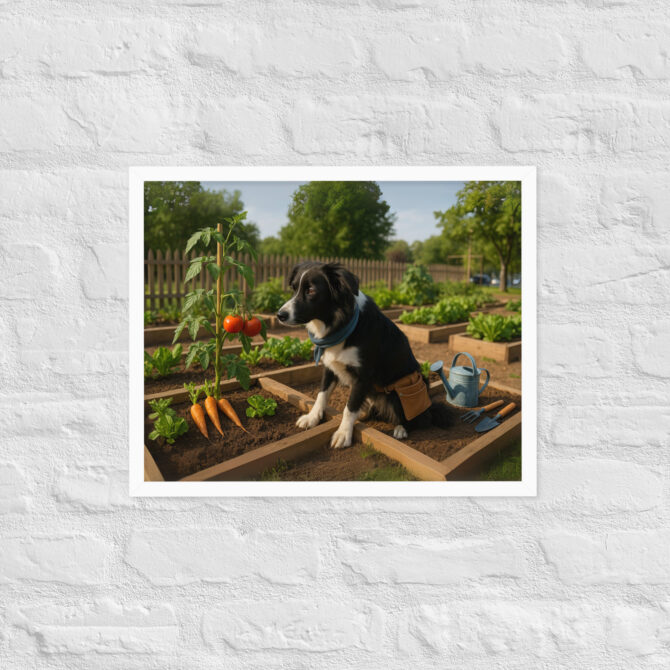 Custom Pet Gardening Poster – Vegetable Patch Grower - Image 8