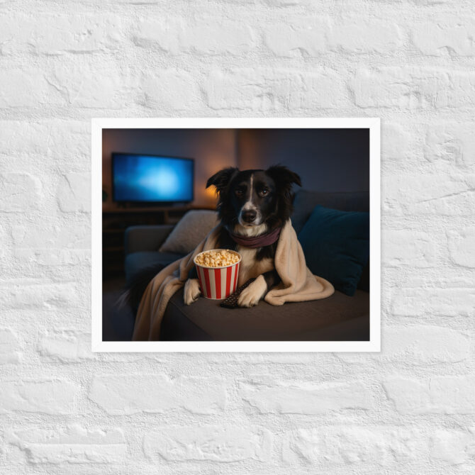 Couch Potato Pet Poster – Movie Night Framed Artwork - Image 8