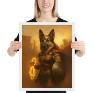 Wonder Woofer – Custom Superhero Pet Portrait Poster