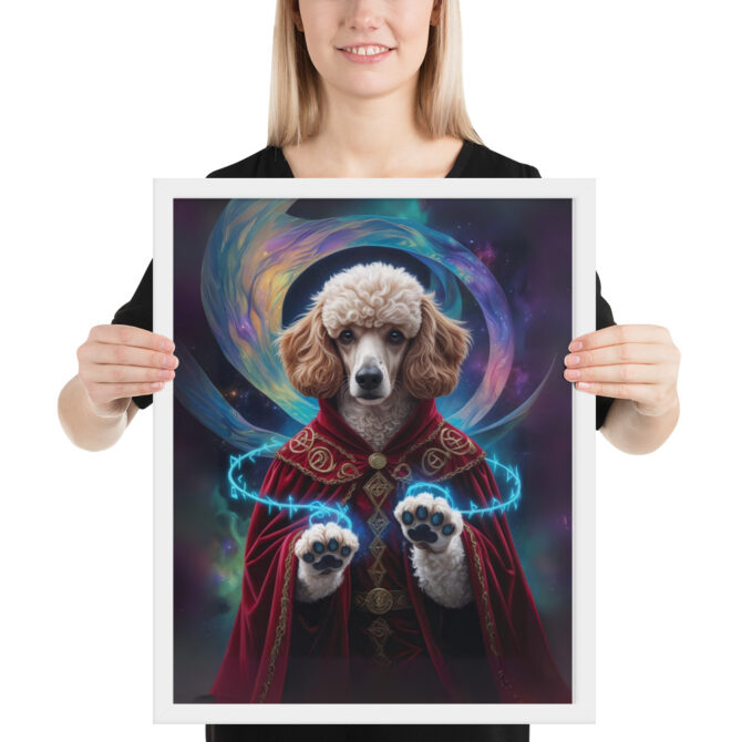 Dr. Paw-Strange Superhero Pet Portrait – Custom Framed Poster - Image 5