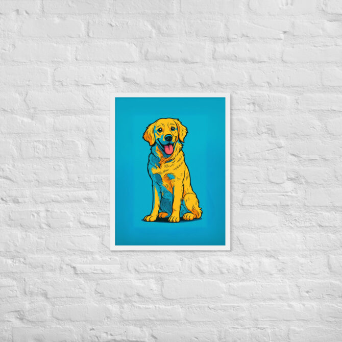 Bold Comic Book Style Pet Portrait – Custom Framed Poster - Image 17