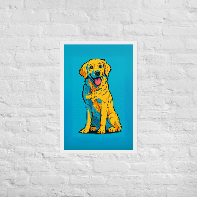 Bold Comic Book Style Pet Portrait – Custom Framed Poster - Image 18
