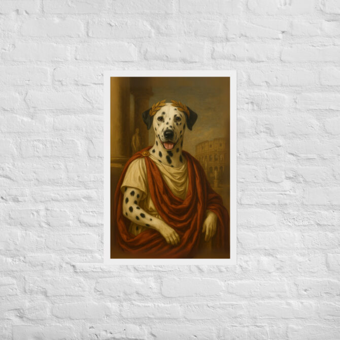 Custom Julius Caesar Pet Portrait – Framed Poster Print - Image 8