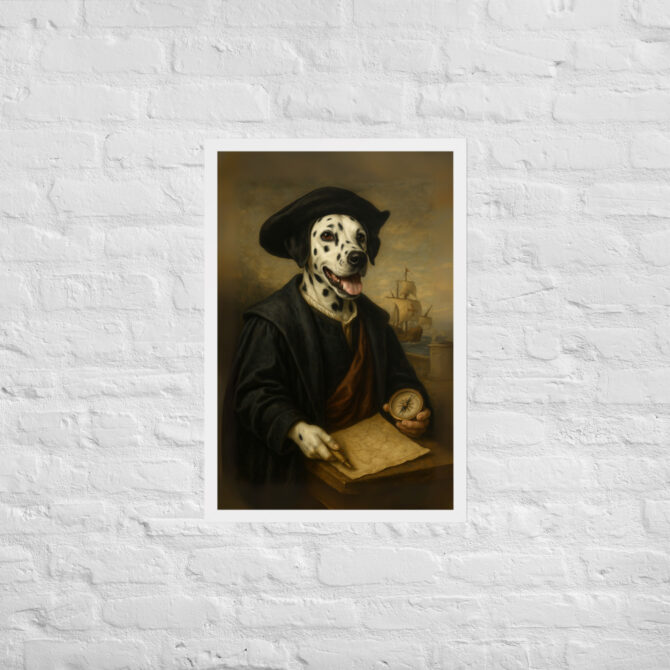 Custom Pet Portrait – Christopher Columbus Poster Art - Image 8