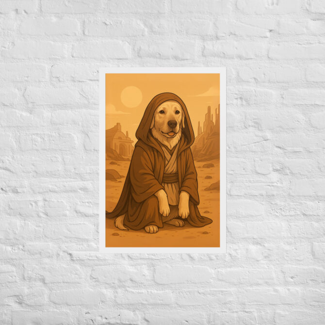 Mystic Star Monk Pet Portrait – Inspired by Star Wars Legends - Image 8