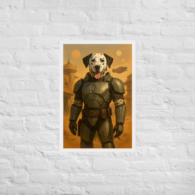 Laser Bounty Hunter – Custom Pet Portrait (Star Wars-Inspired) - Image 8