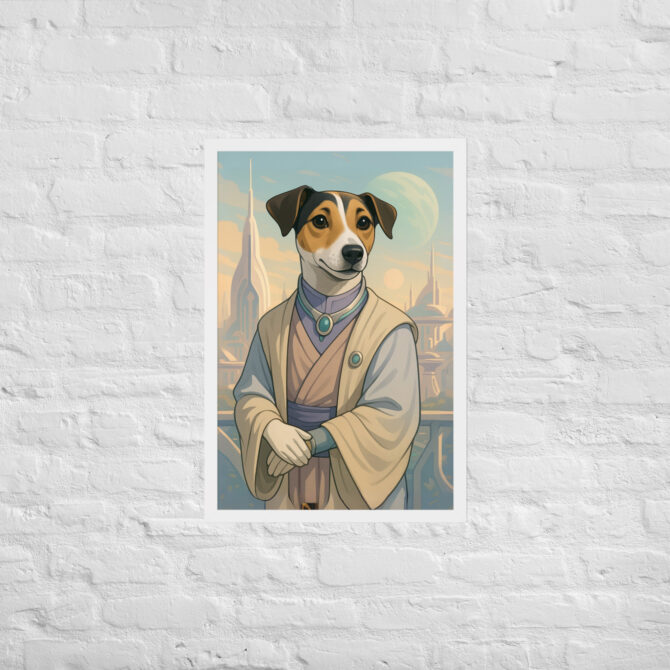 Alien Diplomat Pet Portrait – Inspired by Star Trek (Framed Poster) - Image 8