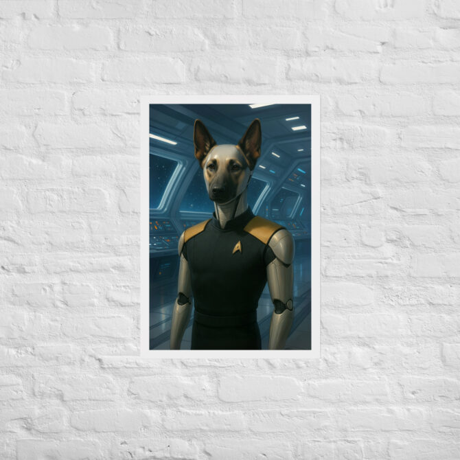 Custom Pet Portrait – Synthetic Star Officer (Star Trek Inspired) - Image 8