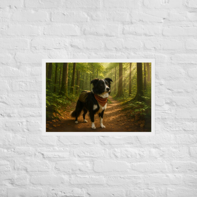 Custom Pet Hiking Poster – Forest Trail Adventure - Image 9