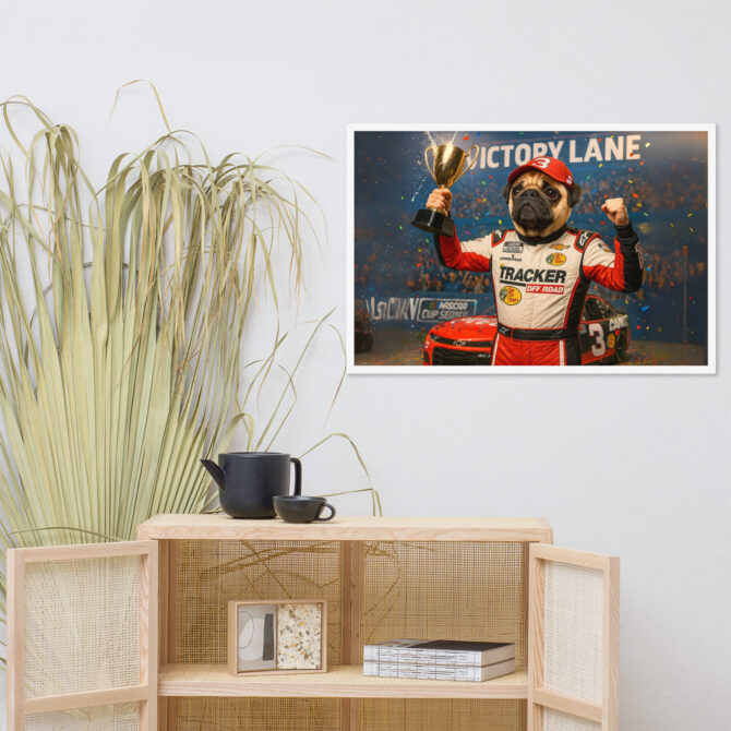 Custom NASCAR Victory Lane Pet Portrait Poster – Richard Childress Racing - Image 8