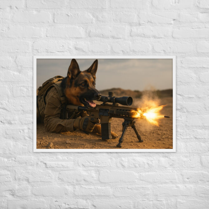 Sniper Dog – Custom Military Pet Poster Art - Image 10
