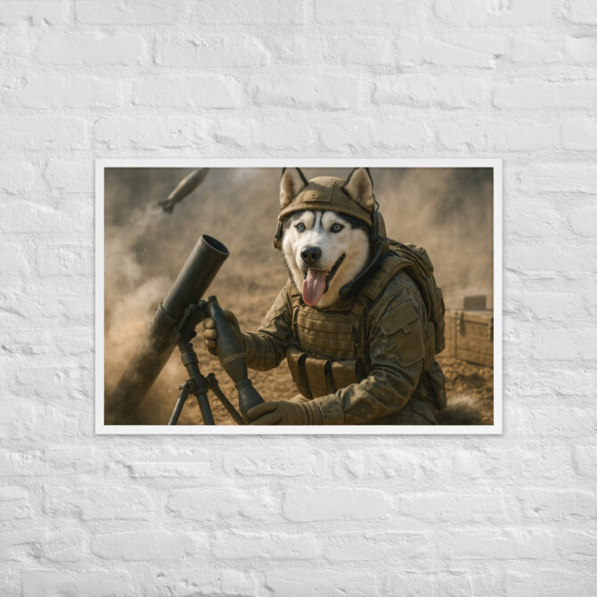 Mortar Operator Pet Portrait – Custom Military Poster - Image 10