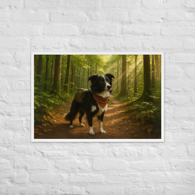 Custom Pet Hiking Poster – Forest Trail Adventure - Image 10