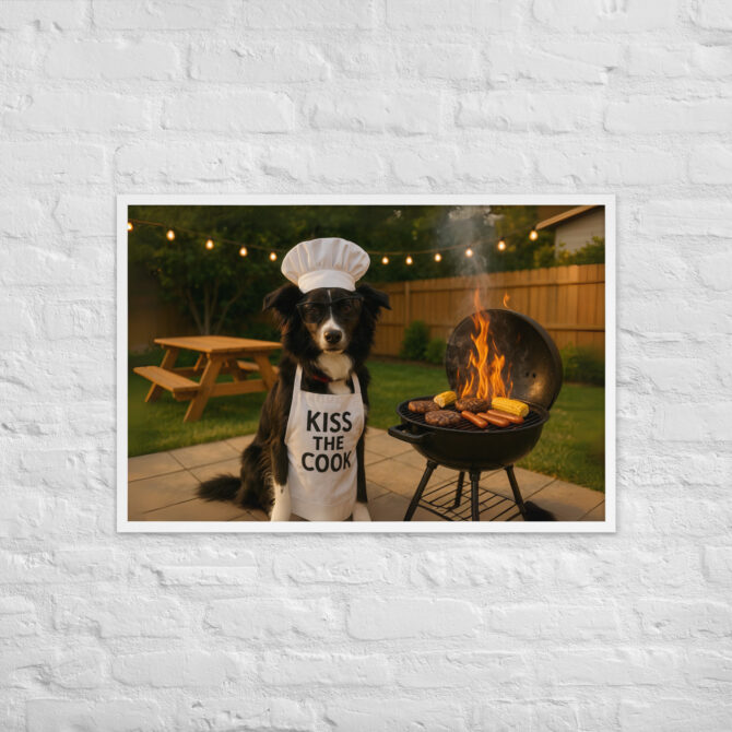 Custom Pet BBQ Poster – Backyard Grillmaster Style - Image 10