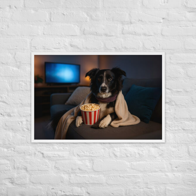 Couch Potato Pet Poster – Movie Night Framed Artwork - Image 10