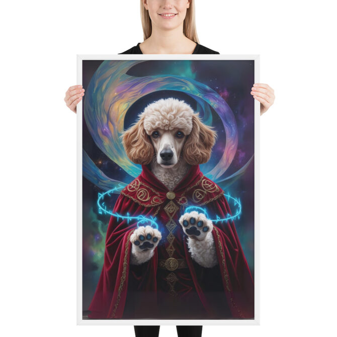 Dr. Paw-Strange Superhero Pet Portrait – Custom Framed Poster - Image 6