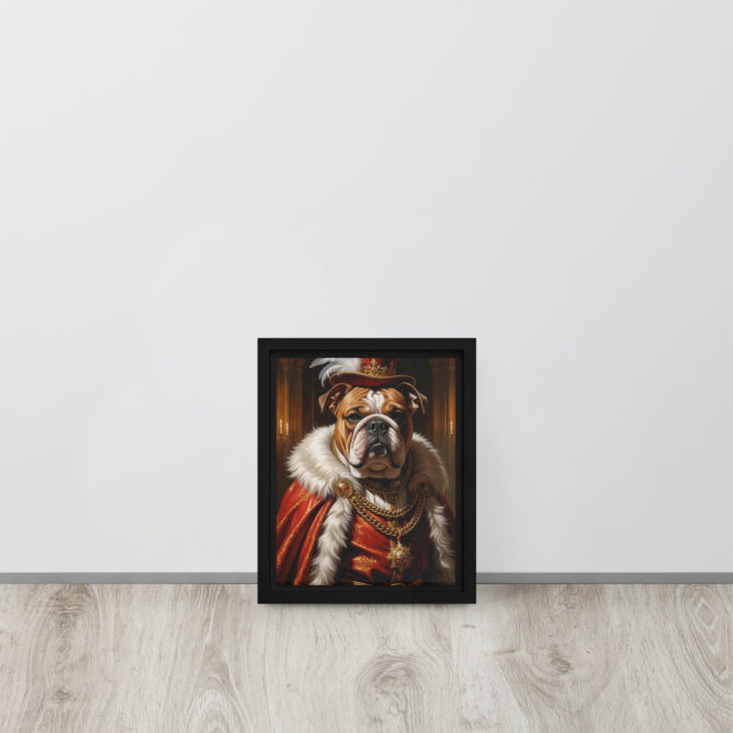Custom Renaissance Pet Portrait – King Henry VIII Canvas - Image 2