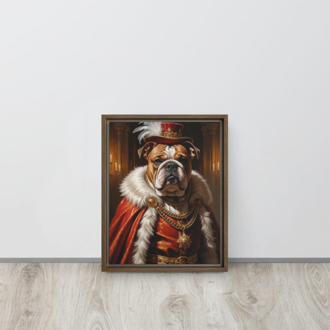 Custom Renaissance Pet Portrait – King Henry VIII Canvas - Image 10