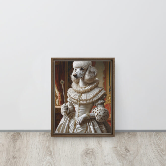 Queen Elizabark I – Custom Renaissance Pet Portrait on Framed Canvas - Image 7