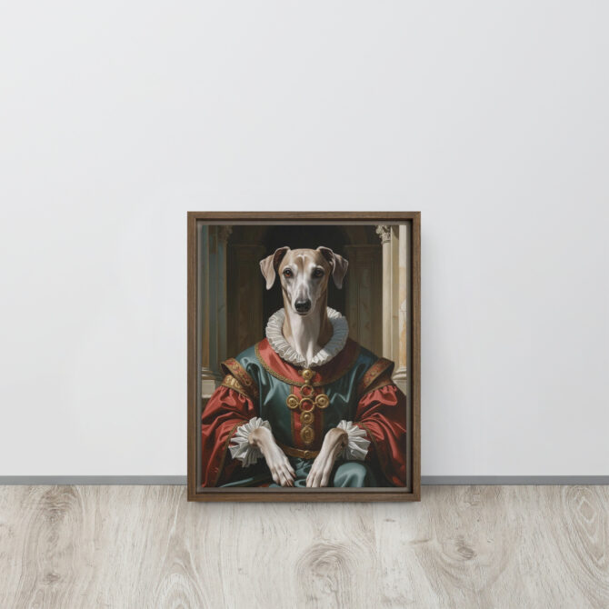 Dogmedici the Magnificent – Custom Renaissance Pet Portrait on Framed Canvas - Image 7