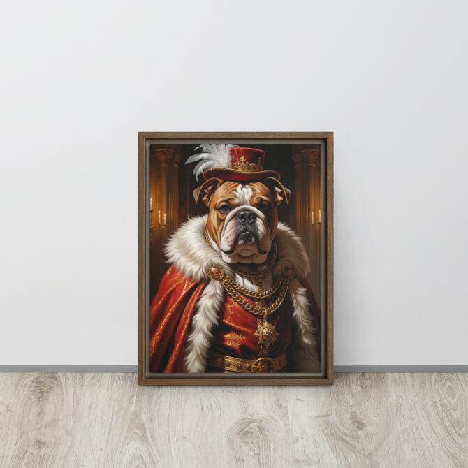 Custom Renaissance Pet Portrait – King Henry VIII Canvas - Image 11