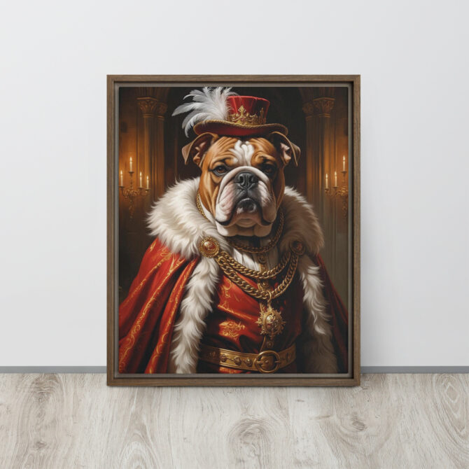 Custom Renaissance Pet Portrait – King Henry VIII Canvas - Image 12