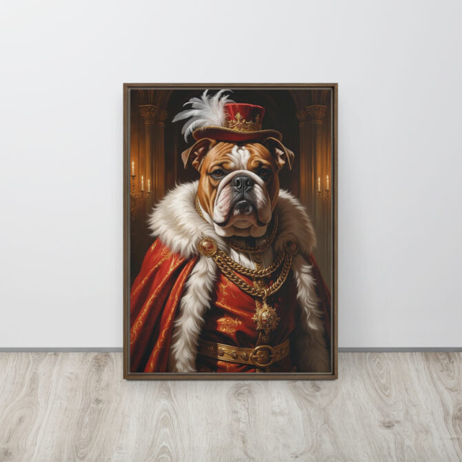 Custom Renaissance Pet Portrait – King Henry VIII Canvas - Image 13