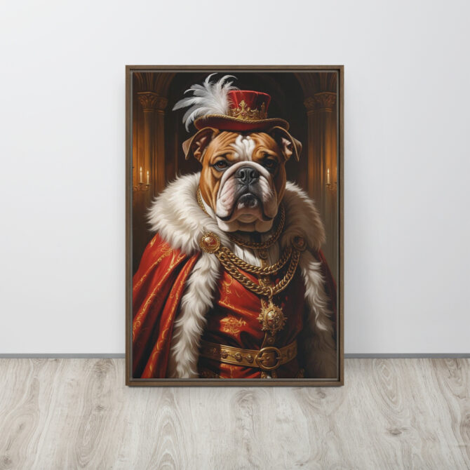 Custom Renaissance Pet Portrait – King Henry VIII Canvas - Image 14