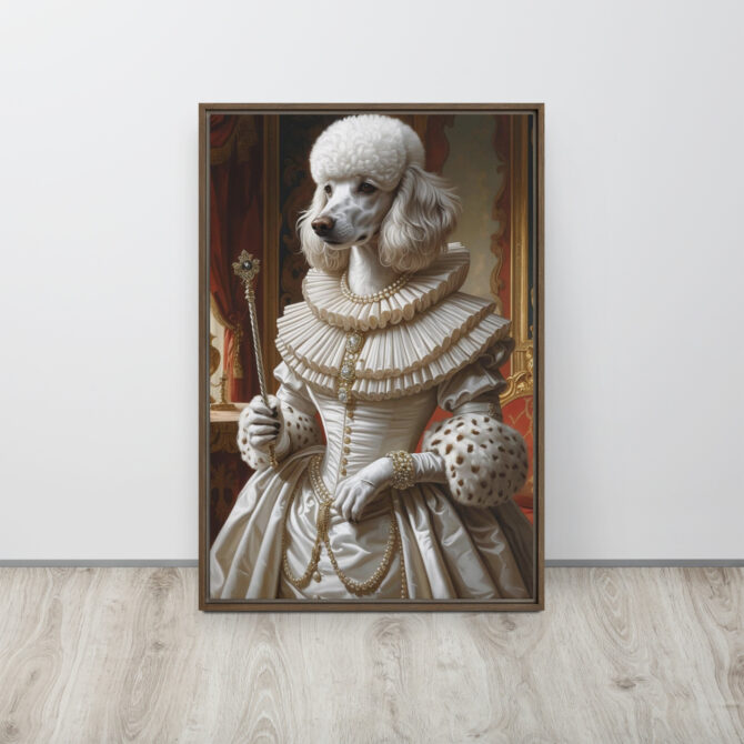 Queen Elizabark I – Custom Renaissance Pet Portrait on Framed Canvas - Image 10