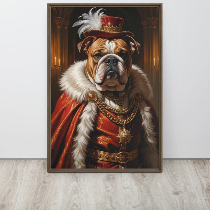 Custom Renaissance Pet Portrait – King Henry VIII Canvas - Image 16