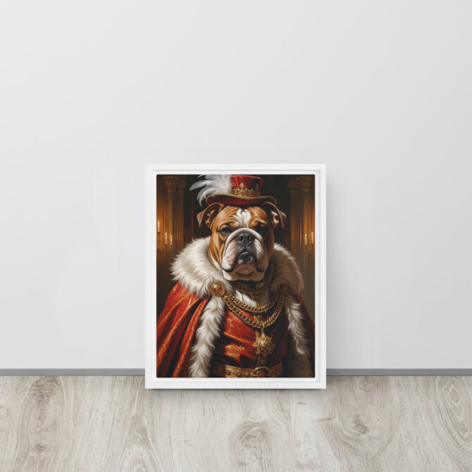 Custom Renaissance Pet Portrait – King Henry VIII Canvas - Image 18
