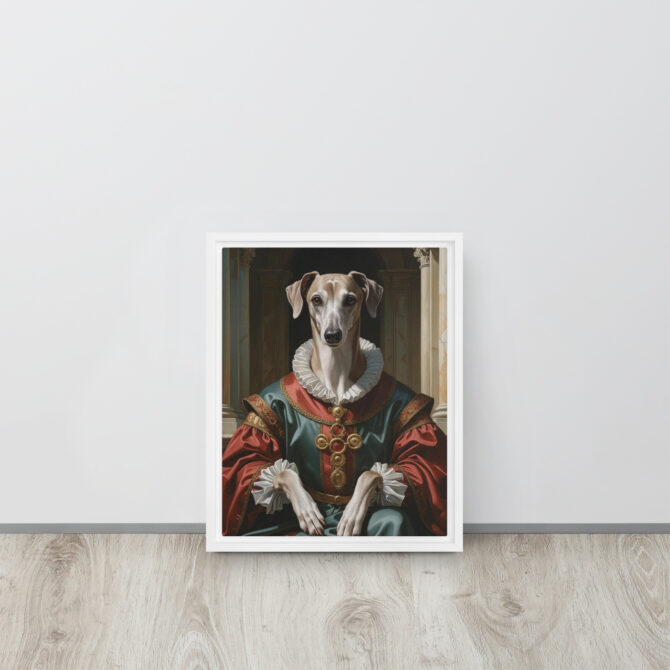 Dogmedici the Magnificent – Custom Renaissance Pet Portrait on Framed Canvas - Image 11