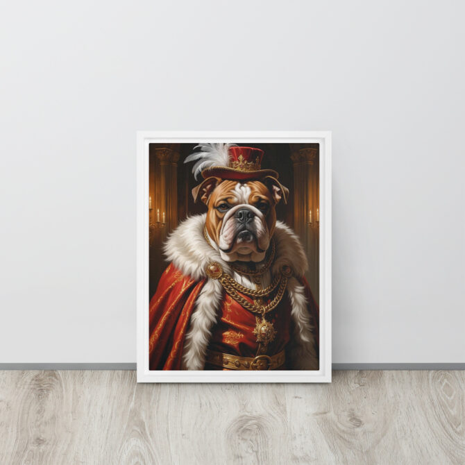 Custom Renaissance Pet Portrait – King Henry VIII Canvas - Image 19