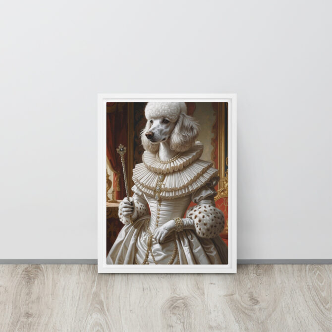 Queen Elizabark I – Custom Renaissance Pet Portrait on Framed Canvas - Image 13