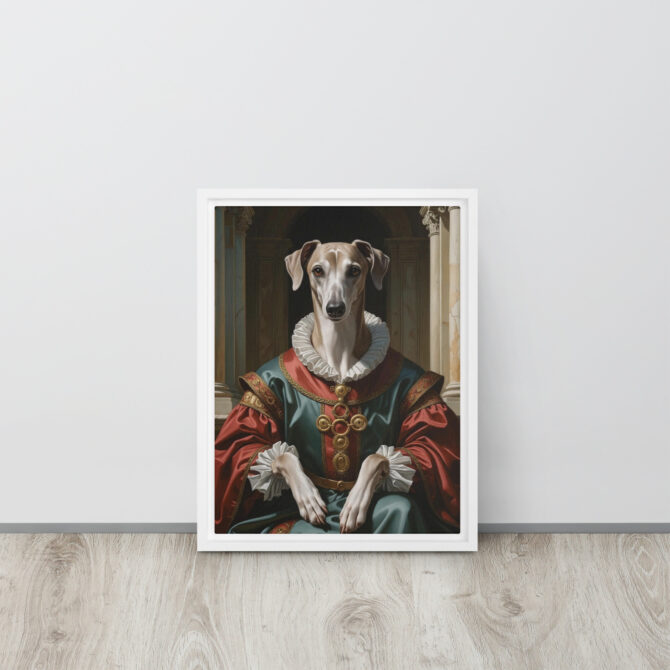 Dogmedici the Magnificent – Custom Renaissance Pet Portrait on Framed Canvas - Image 12