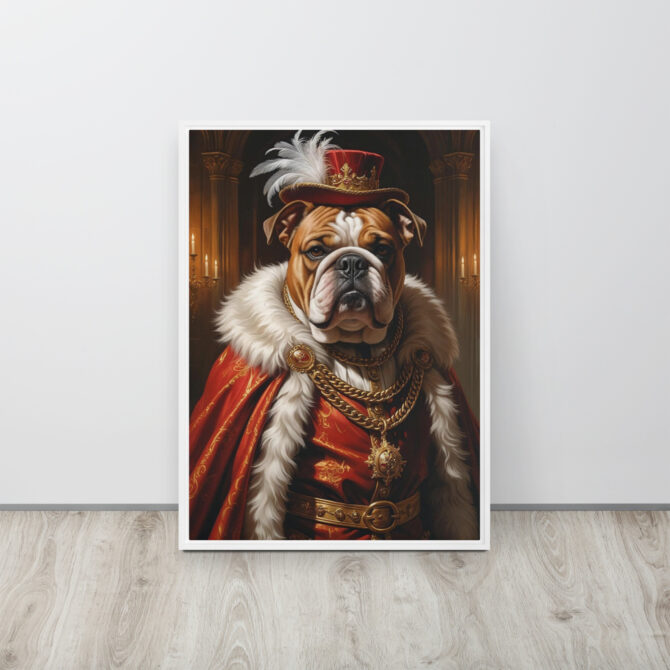 Custom Renaissance Pet Portrait – King Henry VIII Canvas - Image 21