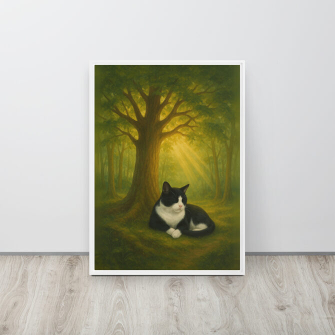 Custom Pet Memorial – Eternal Forest Framed Canvas - Image 9
