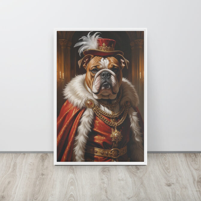 Custom Renaissance Pet Portrait – King Henry VIII Canvas - Image 22