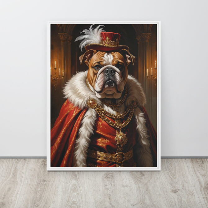 Custom Renaissance Pet Portrait – King Henry VIII Canvas - Image 23