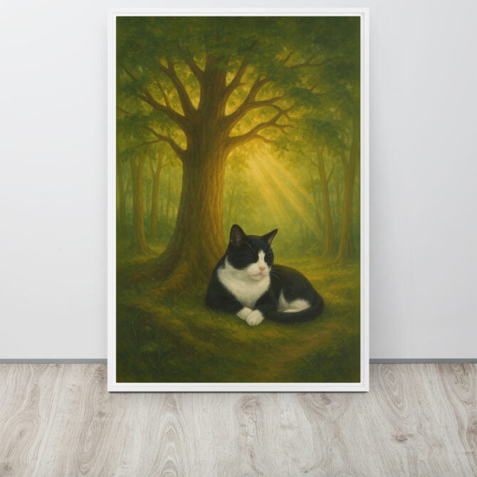 Custom Pet Memorial – Eternal Forest Framed Canvas - Image 10