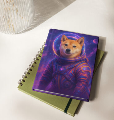 Cosmic Writing Buddy – Custom Pet Journal (Space Theme)