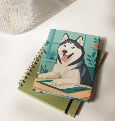 The Professional Pet Journal – Custom Office-Themed Notebook
