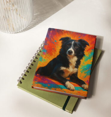Rainbow Note Keeper – Custom Pet Journal with Color Splash Design