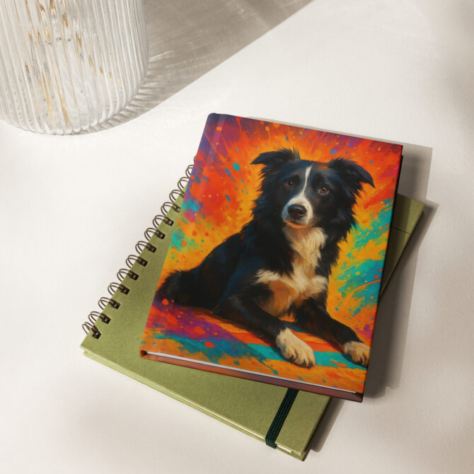 Rainbow Note Keeper – Custom Pet Journal with Color Splash Design
