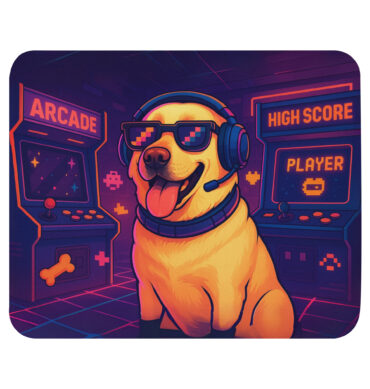 Custom Retro Arcade Pet Mouse Pad – Gamer Style