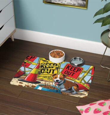Do Not Disturb Pet Food Mat – Custom Pet Design