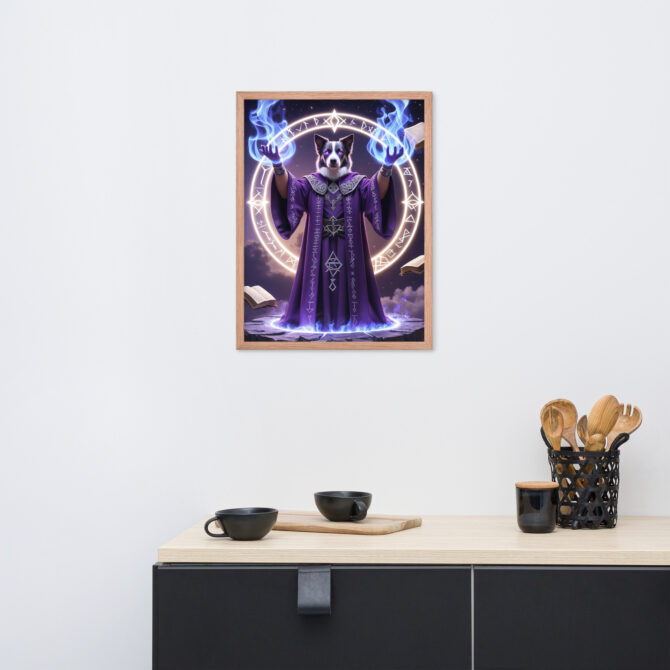 Custom Magic Pet Portrait – Arcane Grandmaster (Framed Poster) - Image 11