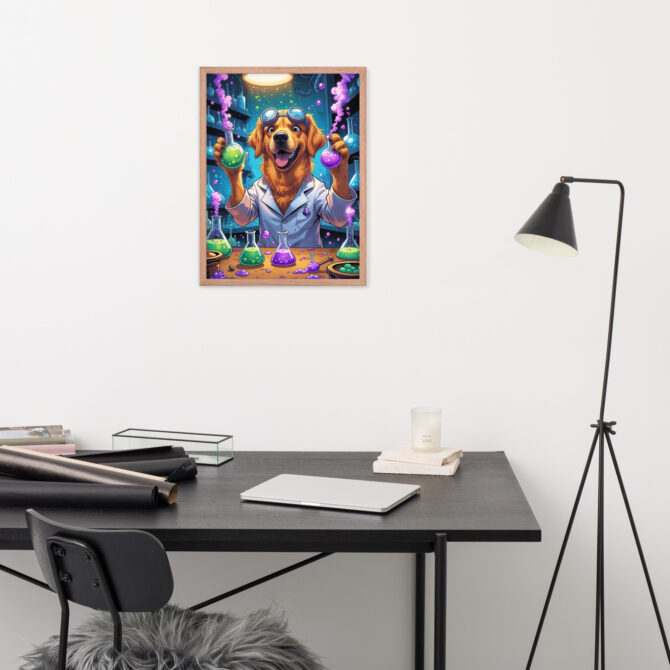 Potion Pooch Alchemist – Custom Framed Poster for Pet Lovers - Image 11